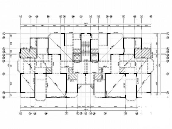 30层剪力墙结构住宅楼结构CAD施工图纸 - 4
