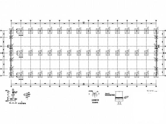 30吨独立基础门式刚架单层车间厂房结构CAD施工图纸(科技有限公司) - 1