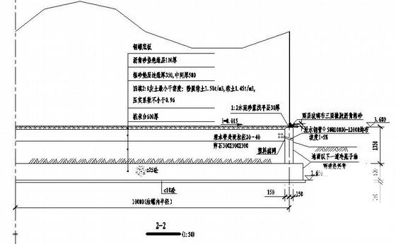 5000立方米内浮顶罐基础结构CAD施工图纸（6度抗震）(平面布置图) - 3