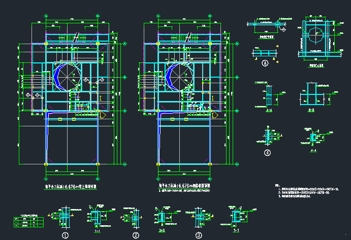 工业设备基础图纸（锅炉、管廊、钢框架、桁架） - 5