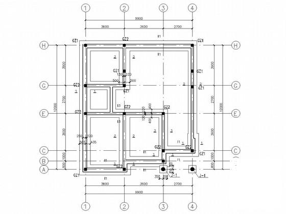 日光温室生态园大棚、展厅建筑结构图纸（钢结构） - 3