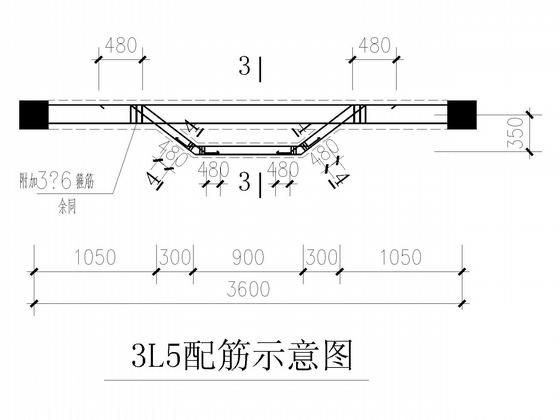 2层条形基础砖混别墅结构CAD施工图纸(建施) - 5