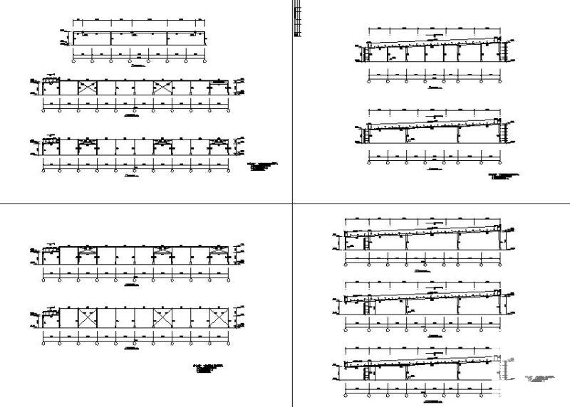 CAD图纸集门式刚架轻型单层钢结构厂房节点套CAD图纸CAD图纸集 - 3