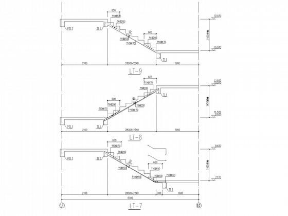 地下1层地上5层砌体住宅楼结构CAD施工图纸（条形基础） - 3