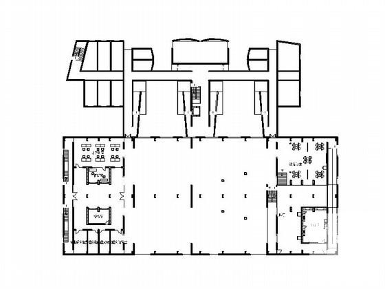 厂房改造建筑方案设计CAD图纸（模型）(平面图) - 3
