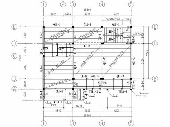 两层条形基础砌体结构别墅结构CAD施工图纸（建施） - 3