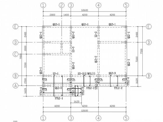 两层条形基础砌体结构别墅结构CAD施工图纸（建施） - 4