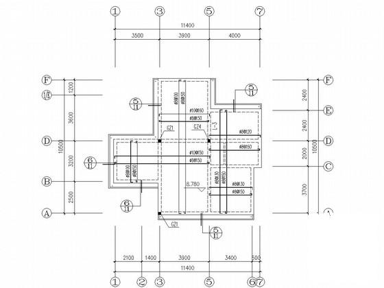 3层条形基础砌体结构私人住宅楼结构CAD施工图纸（建施） - 4