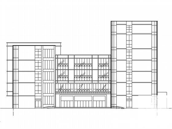 6层医院建筑设计图纸（现代风格，钢筋混凝土结构） - 1