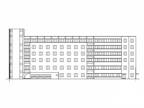 6层医院建筑设计图纸（现代风格，钢筋混凝土结构） - 2