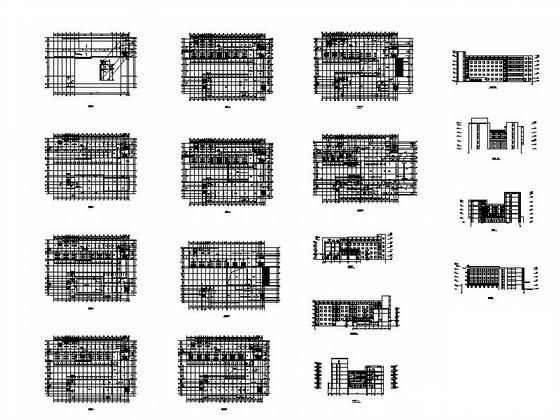 6层医院建筑设计图纸（现代风格，钢筋混凝土结构） - 4