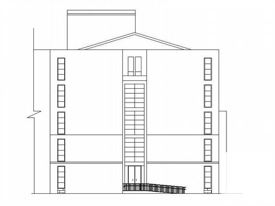 5层敬老院建筑CAD图纸（砌体结构,钢筋混凝土结构） - 2