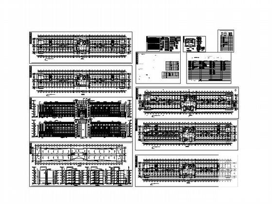 5层敬老院建筑CAD图纸（砌体结构,钢筋混凝土结构） - 4