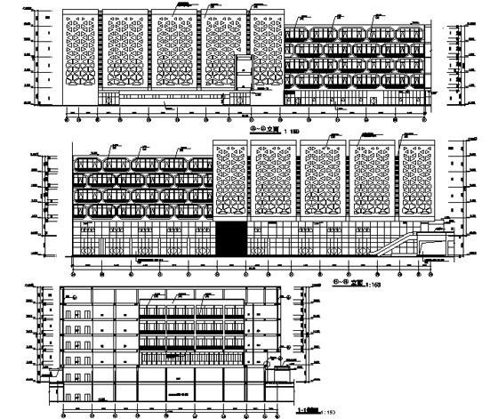 大学医学院附属儿童医院滨江扩建工程-儿童医院门诊医技楼建筑施工CAD图纸(非机动车停车位) - 4