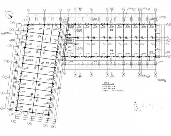 商贸物流中心2层沿街商铺建筑施工CAD图纸（2号楼） - 3