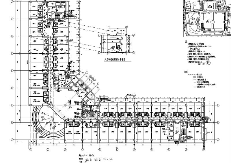 3套四星级酒店建筑设计CAD施工图纸（钢筋混凝土结构框架剪力墙） - 2