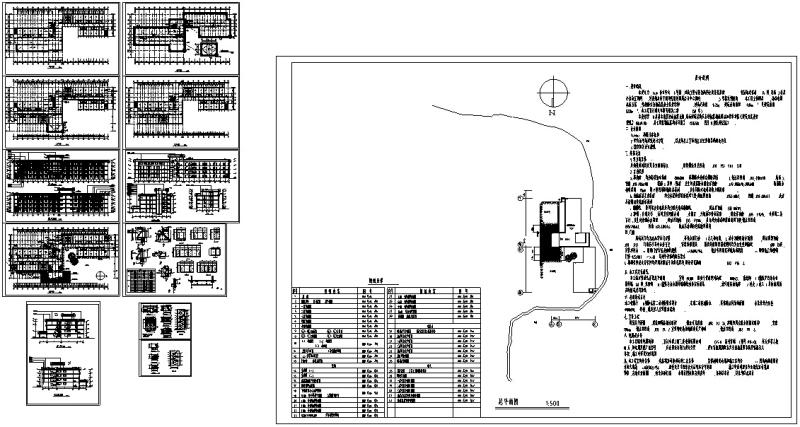 最新整理的3套宾馆酒店建筑设计CAD施工图纸（钢筋混凝土结构框架剪力墙） - 3