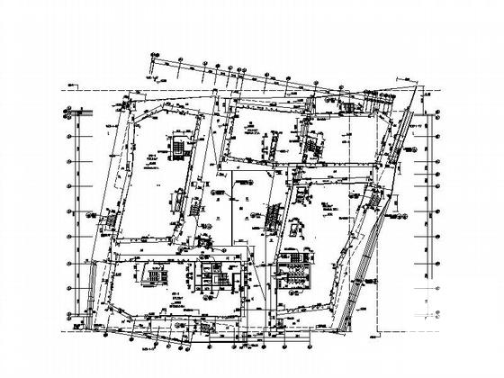 半山半岛商业街建筑施工CAD图纸（低层商业街现代风格） - 3