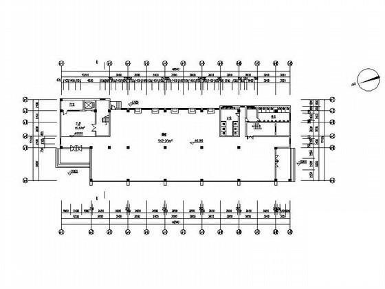 国产汽车品牌广场5层商业楼建筑CAD图纸（现代风格） - 3