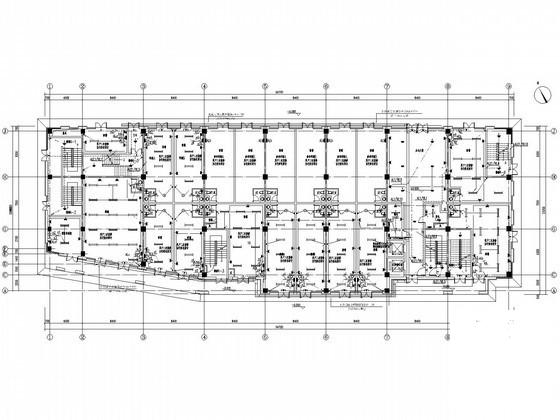 商业建筑群电气CAD施工图纸93张（四栋商业、办公楼）(火灾自动报警) - 1
