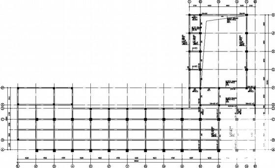 教学楼钢框架加层加固结构CAD施工图纸（6度抗震） - 1