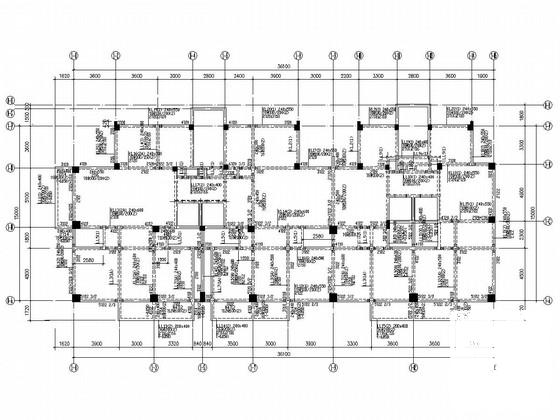 15层框剪结构住宅楼结构CAD施工图纸 - 2
