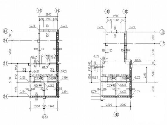 15层框剪结构住宅楼结构CAD施工图纸 - 4