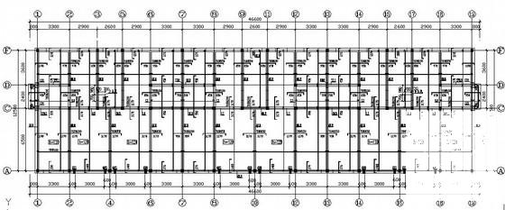 独立基础5层商住楼底框抗震墙结构CAD施工图纸 - 3