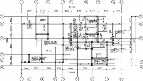 4层中学教师周转房砖混结构CAD施工图纸 - 3