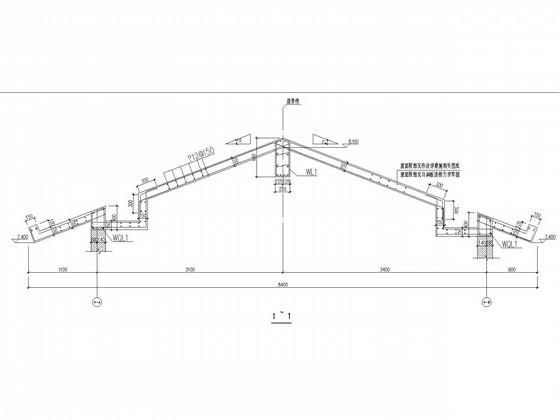 2层坡屋顶温泉酒店结构CAD施工图纸（条形基础） - 4