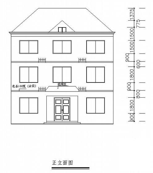 3层砖混结构私人住宅楼结构施工图纸（建筑施工CAD图纸条形基础） - 3