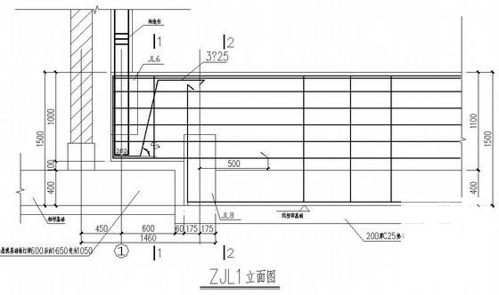 砖混结构住宅楼结构CAD施工图纸（6层悬挑基础） - 3