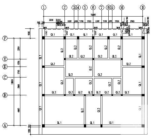 8度抗震砖混结构住宅楼结构CAD施工图纸（条形基础） - 3