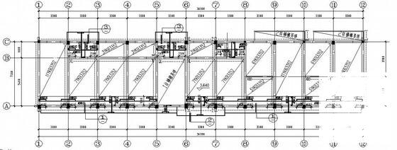 7度抗震2层砖混结构饭店结构施工图纸（建筑施工CAD图纸） - 3