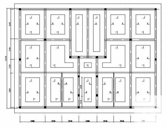7层砖混结构住宅楼结构施工图纸（建筑施工CAD图纸） - 2