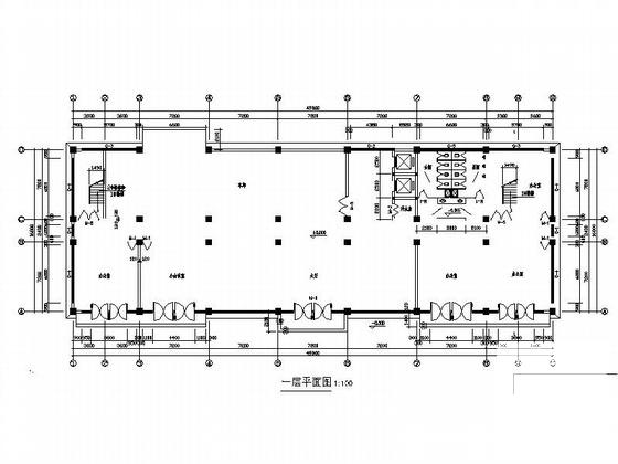 8层综合办公楼建筑方案设计CAD图纸 - 3