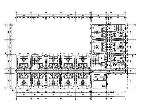 6层旅游宾馆建筑CAD施工图纸(卫生间大样图) - 4