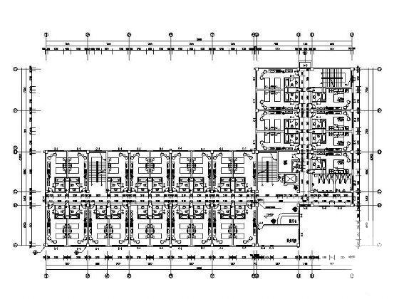 6层旅游宾馆建筑CAD施工图纸(卫生间大样图) - 4