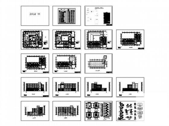 6层旅游宾馆建筑CAD施工图纸(卫生间大样图) - 5