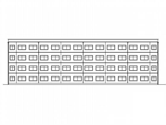 4层24班中学教学综合楼建筑施工CAD图纸 - 1