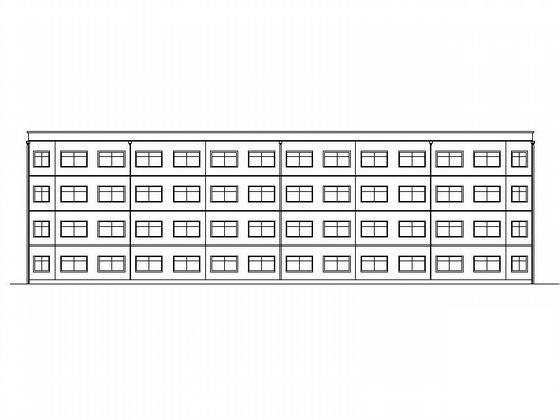 4层24班中学教学综合楼建筑施工CAD图纸 - 1