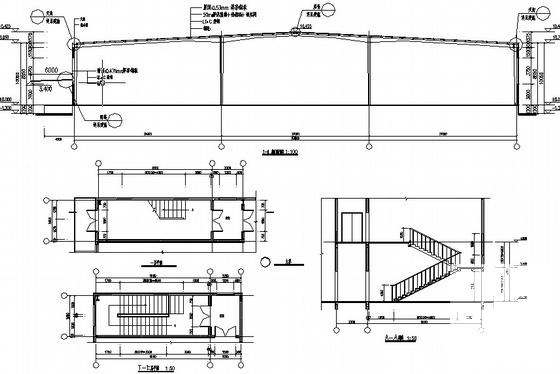 单层厂房建筑施工套CAD图纸(防水等级) - 2