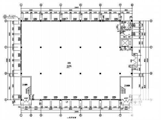 4层五金车间建筑施工CAD图纸 - 3