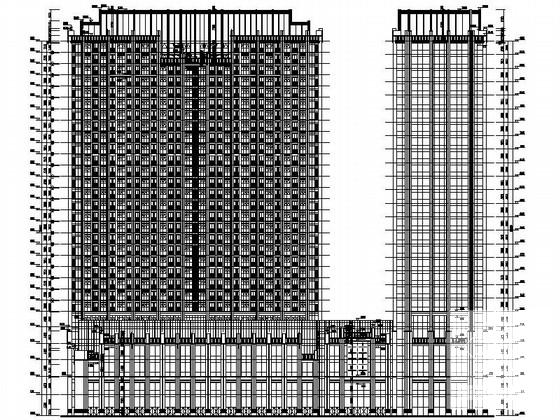 高层城市综合体建筑方案设计CAD图纸 - 2