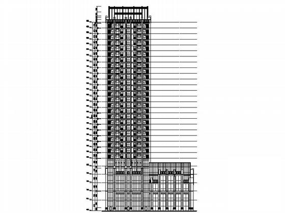 高层城市综合体建筑方案设计CAD图纸 - 4