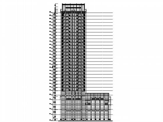 高层城市综合体建筑方案设计CAD图纸 - 4