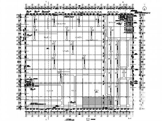 单层厂房建筑施工CAD图纸(轻型钢结构) - 3
