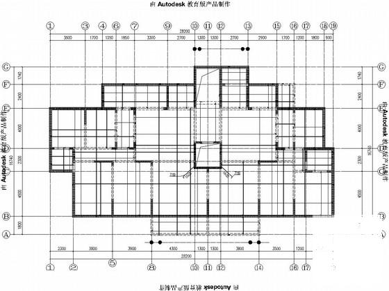 12层剪力墙结构住宅楼结构CAD施工图纸 - 2