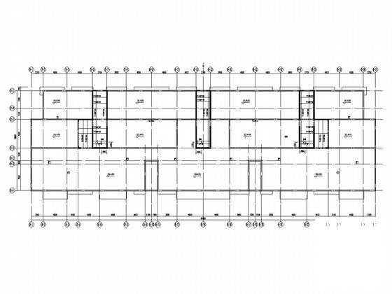 9层剪力墙结构住宅楼结构CAD施工图纸（筏形基础）(楼梯梯板配筋) - 1