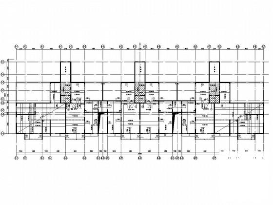 9层剪力墙结构住宅楼结构CAD施工图纸（筏形基础）(楼梯梯板配筋) - 2